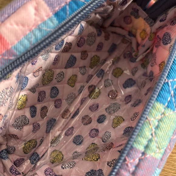 VB Medium Cosmetic Bag- Tropical Plaid NWT - Picture 3 of 6